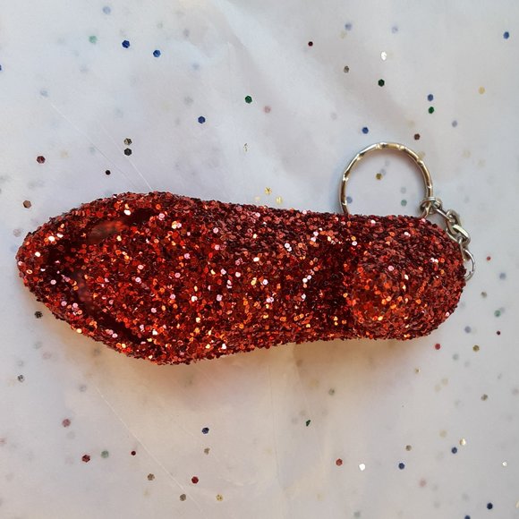 Coming Soon! Ruby Slipper Wizard Oz Inspired Handcrafted Acrylic Keychain Shoe - Picture 12 of 15